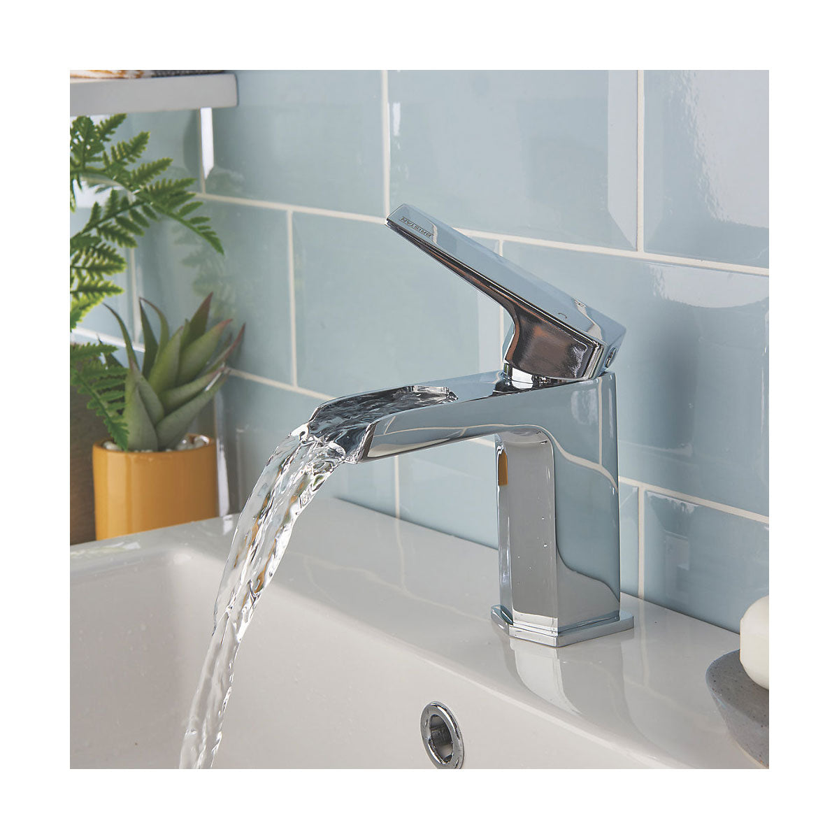 Bristan Basin Tap Mono Mixer Chrome Single Lever Waterfall Bathroom Waste - Image 4