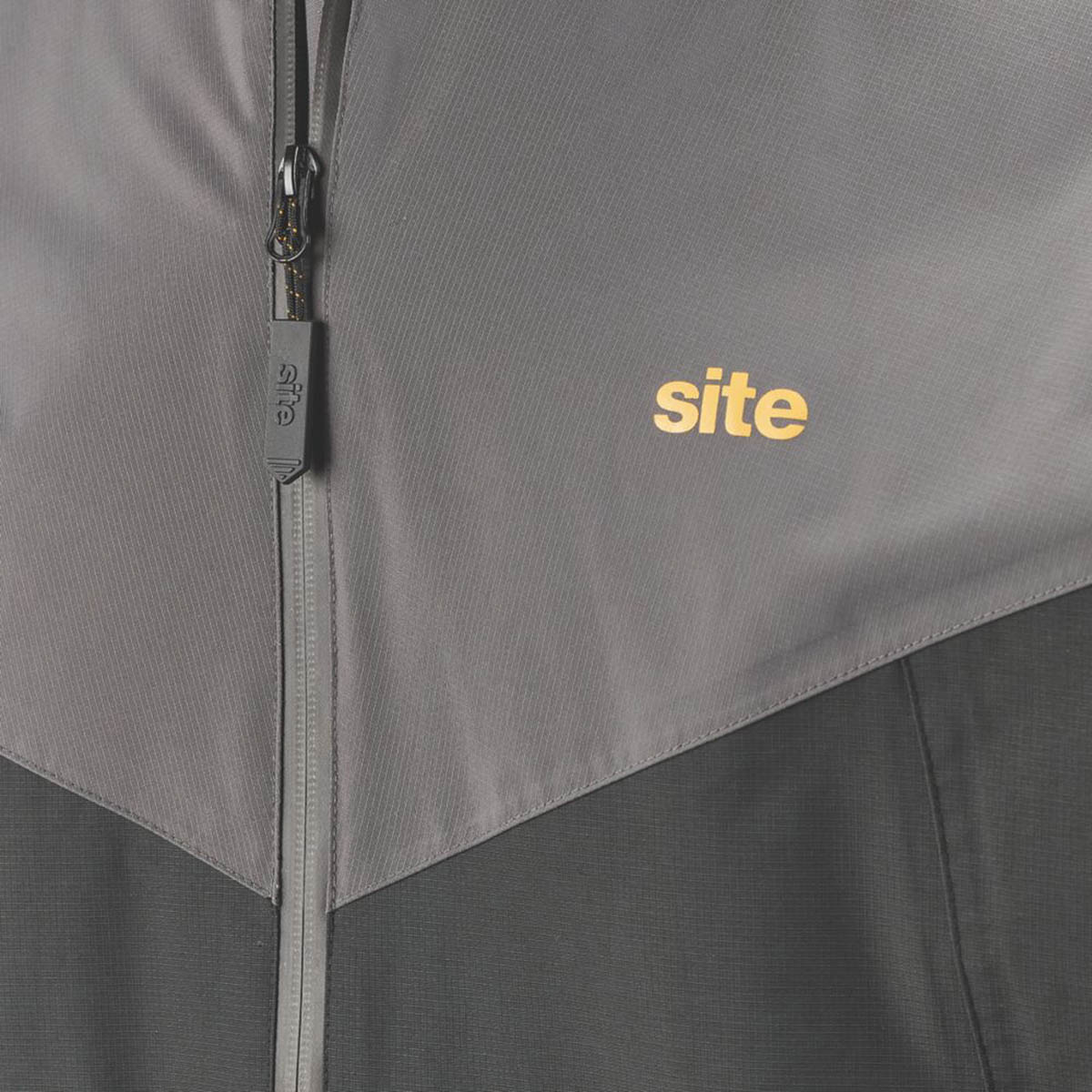 Site Mens Jacket Windproof Black Grey Messner Adjustable Hood X Large 54" Chest - Image 6