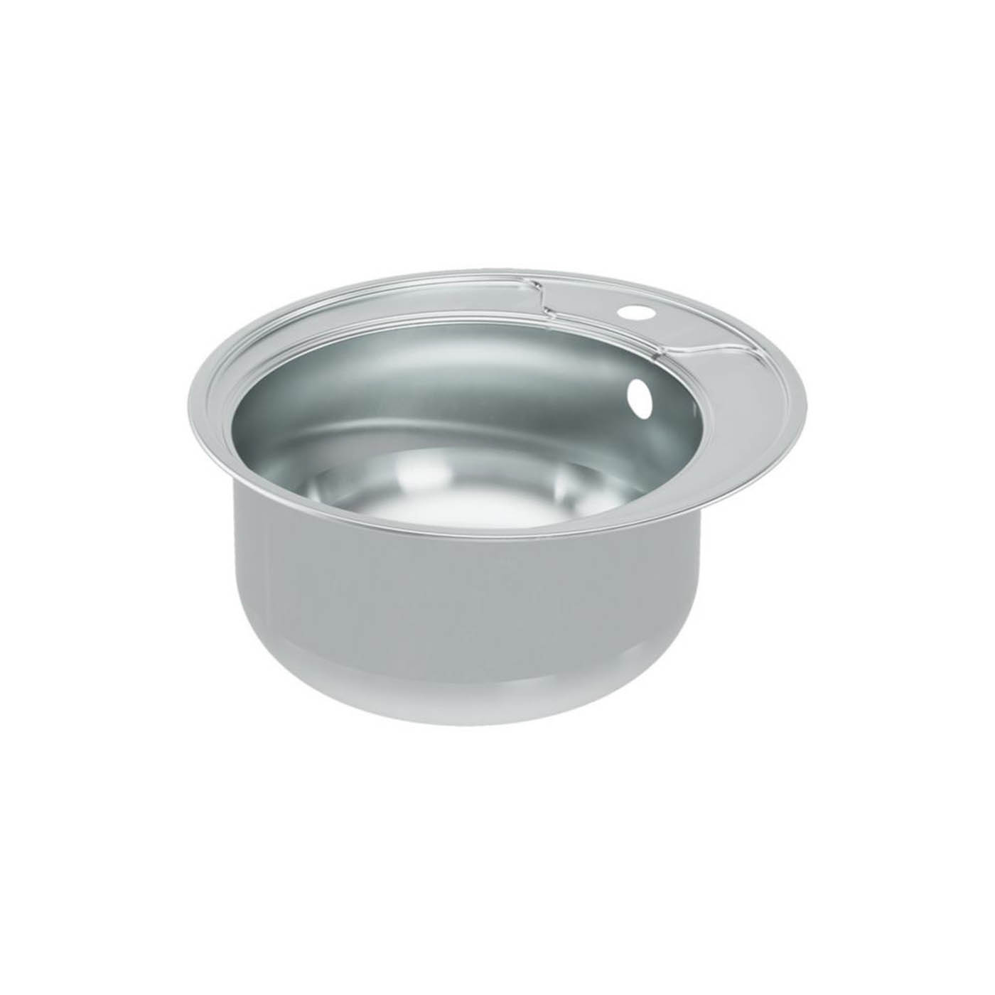 Quimby 1 Bowl Satin Stainless Steel Sink 490mm x 490mm - Image 2