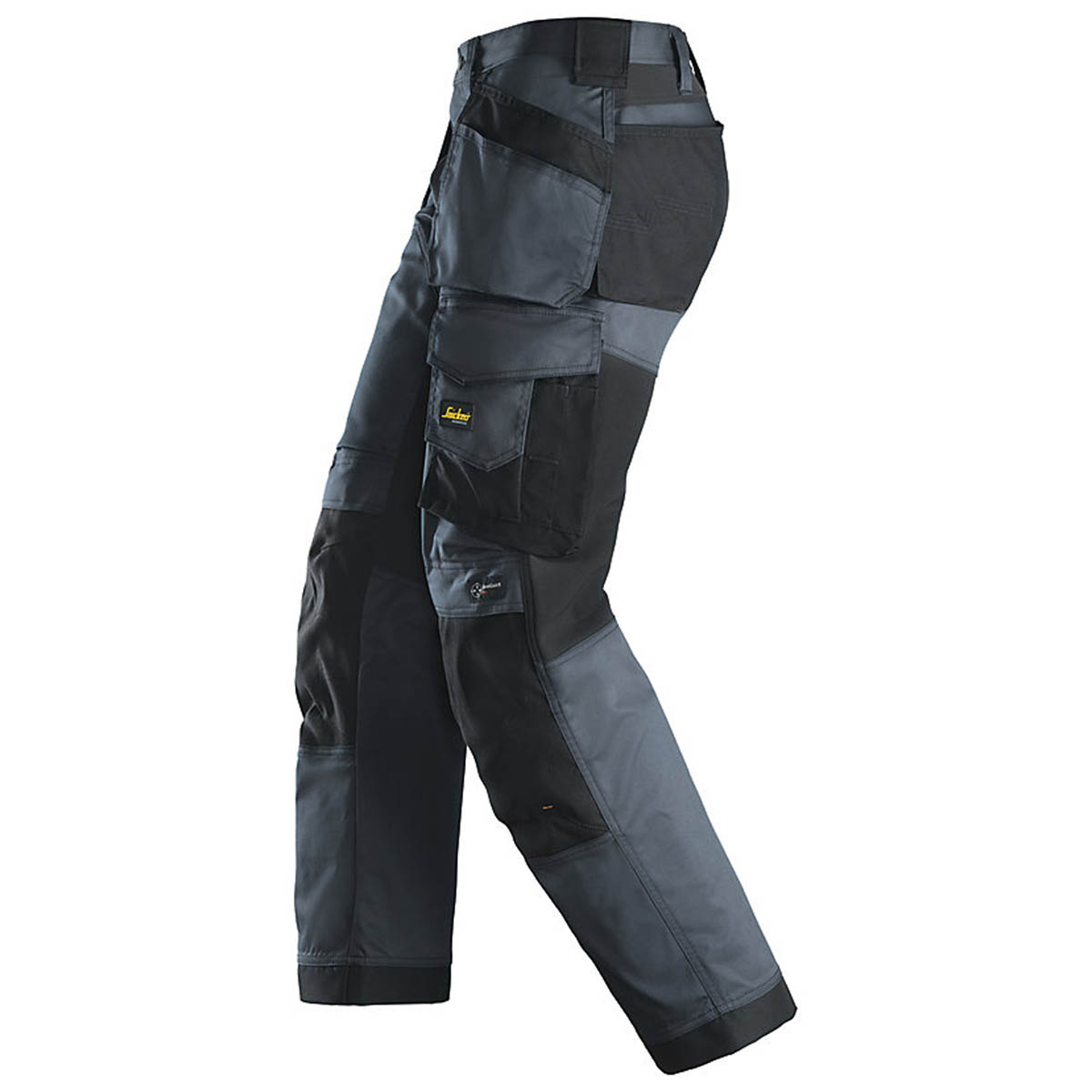 Snickers Work Trousers Mens Relaxed Fit Grey Stretch Multi Pockets 33W 32L - Image 4
