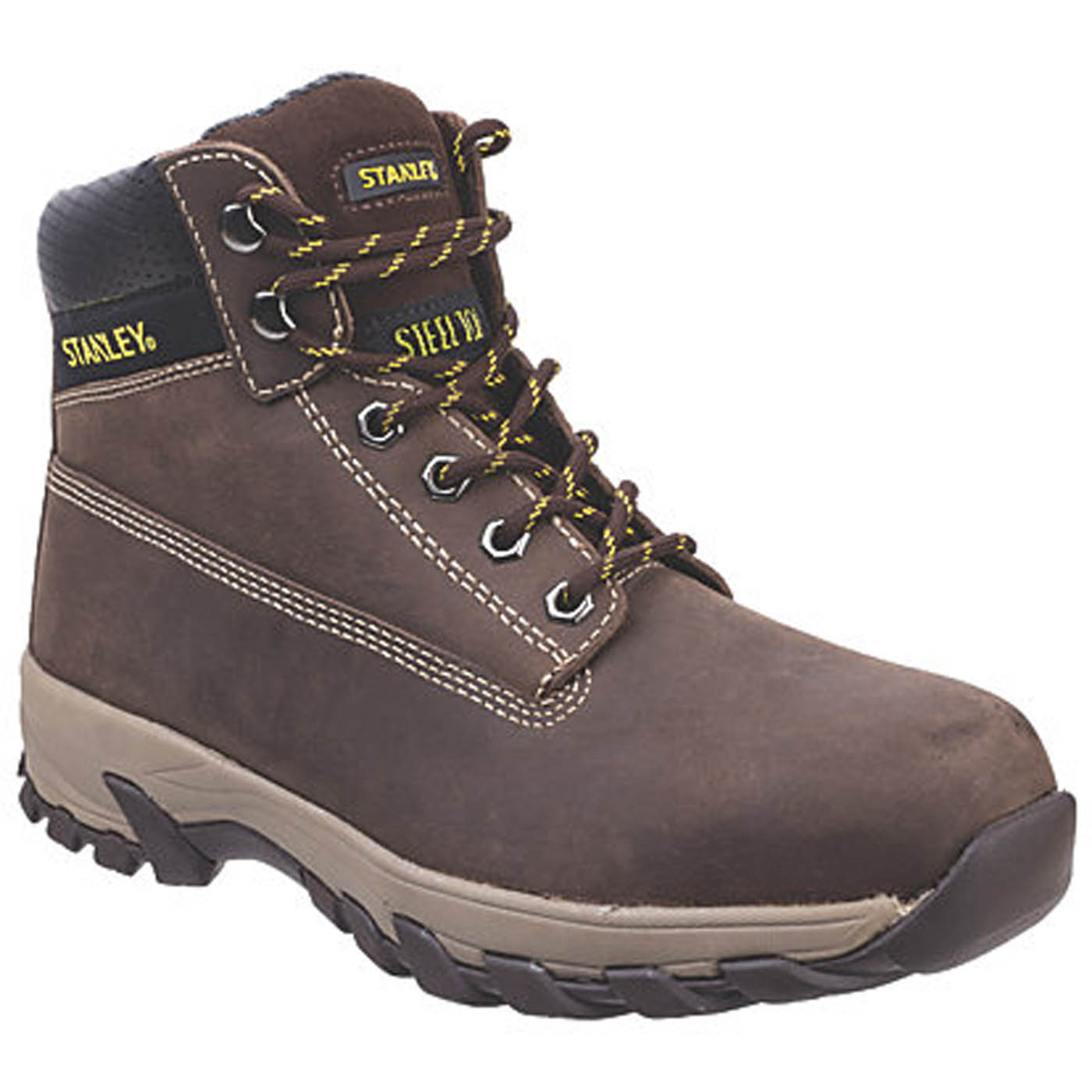 Stanley Tradesman Safety Boots Brown Size 9 - Image 1