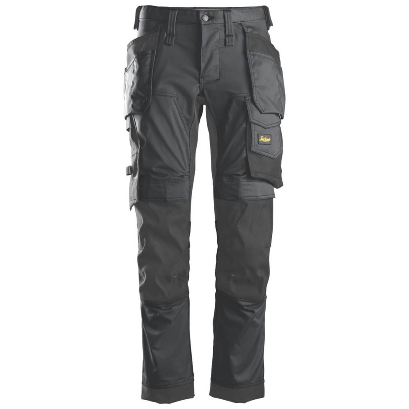 Snickers Work Trousers Mens Slim Fit Grey Stretch Multi Pockets Cargo 44W 30L - Image 1