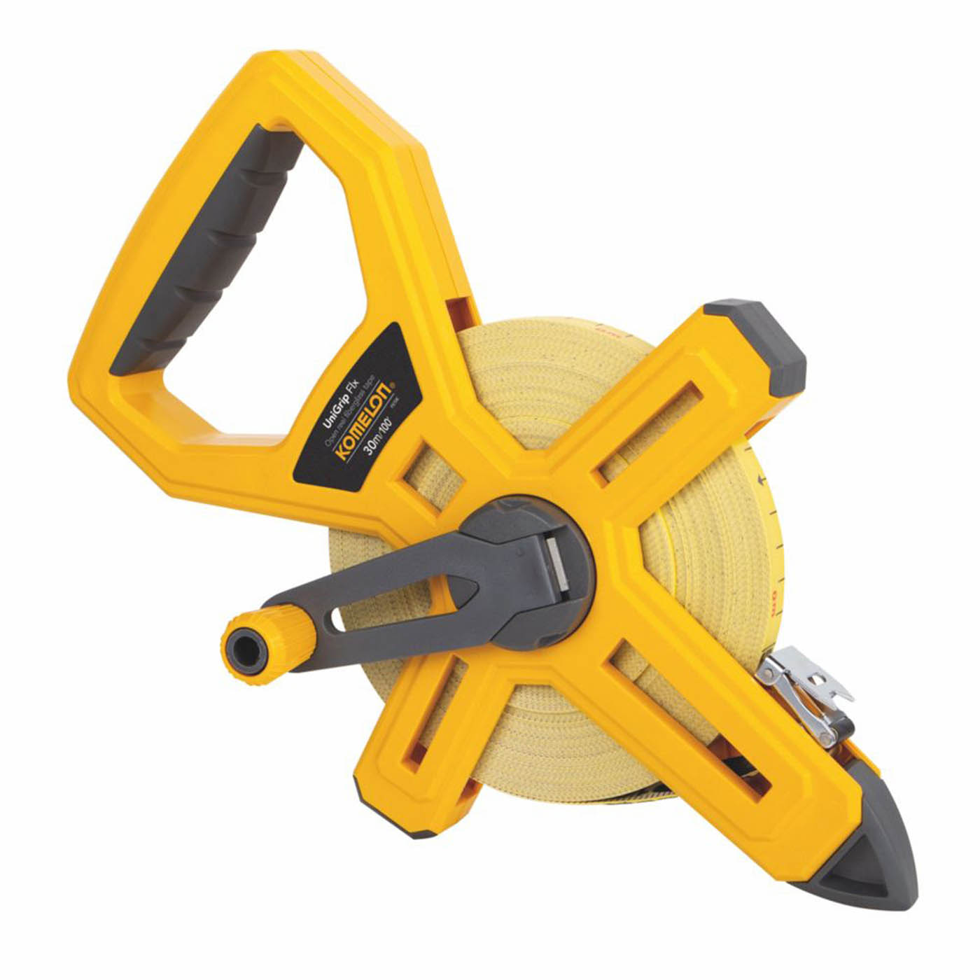 Komelon Unigrip Fibreglass 30m Tape Measure - Image 1