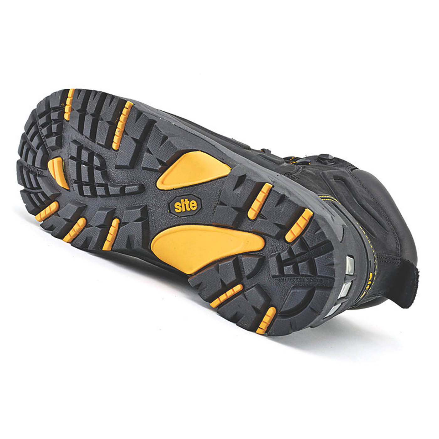 Site Safety Boots Men's Work Shoes Black Steel Toe Cap Waterproof Padded Size 8 - Image 3