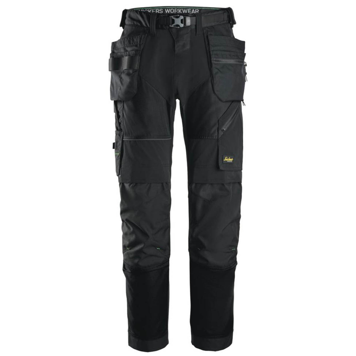 Snickers Work Trousers Stretch Black Regular Fit Multi Pocket 30W 30L 6902 - Image 1