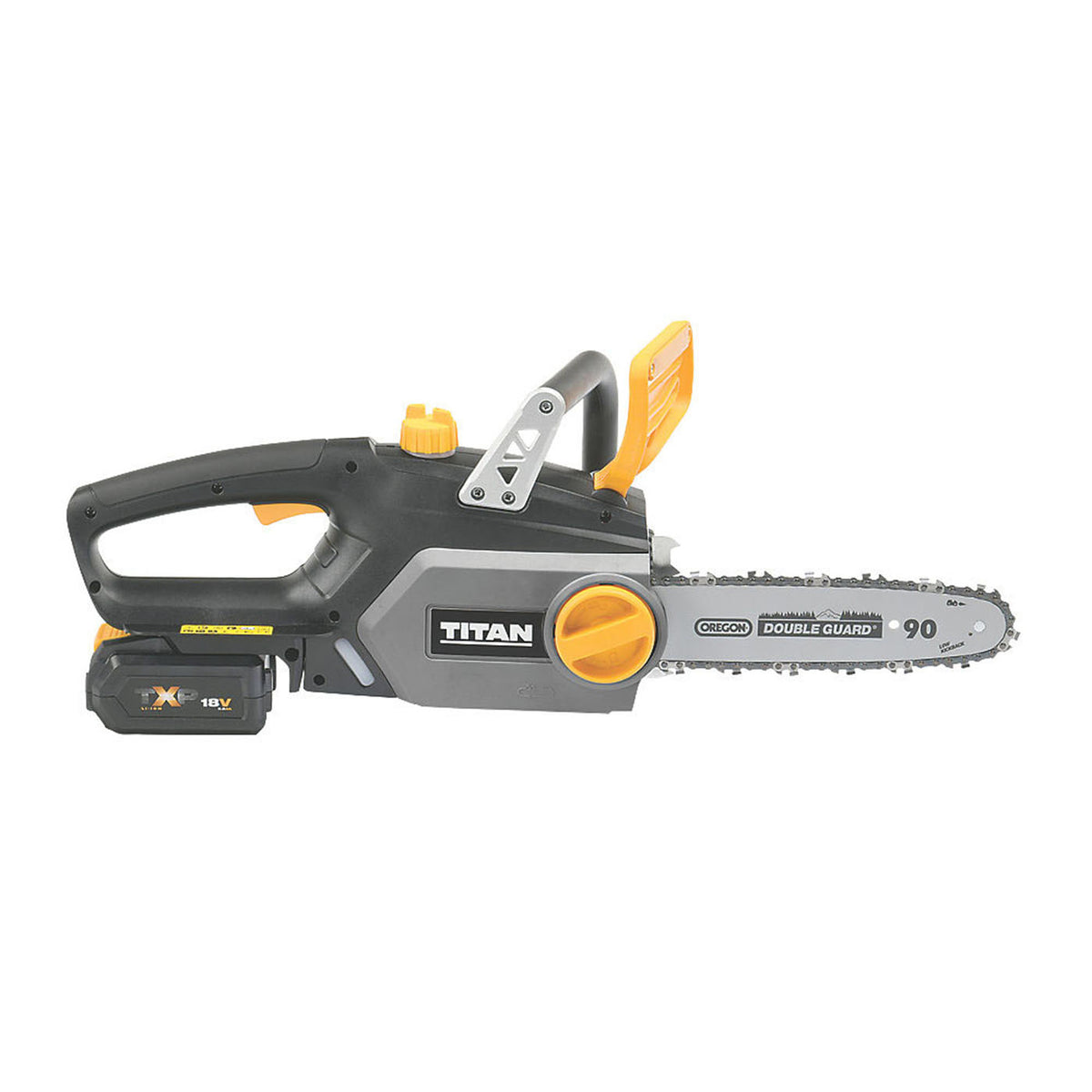 Titan Chainsaw Cordless 18V 5.0Ah Li-Ion TTI932CHN 25cm Garden Wood Cutter - Image 1