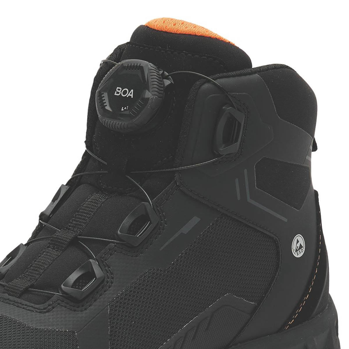 DeWalt Safety Boots Mens Standard Fit Black Lightweight Composite Toe Size 8 - Image 4