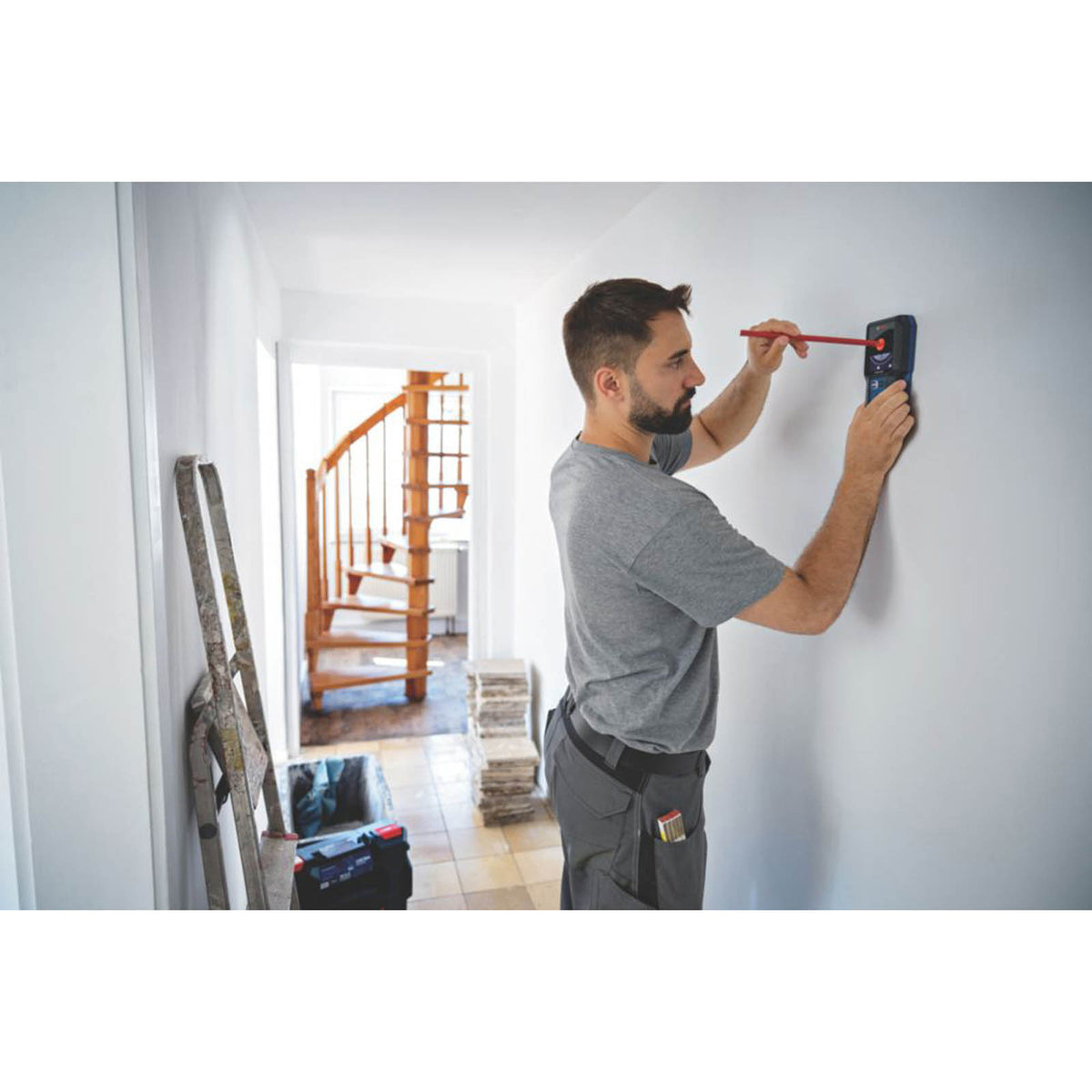 Bosch Detector Wall Scanner PRO GMS 120-27 Wire Metal Finder Sensor Compact - Image 3