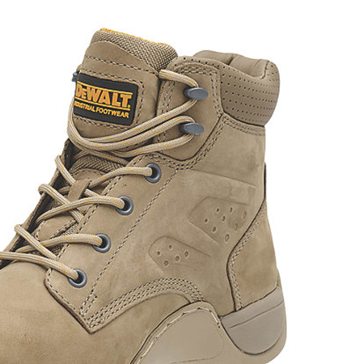 DeWalt Safety Boots Mens Standard Fit Stone Leather Work Shoes Steel Toe Size 11 - Image 5