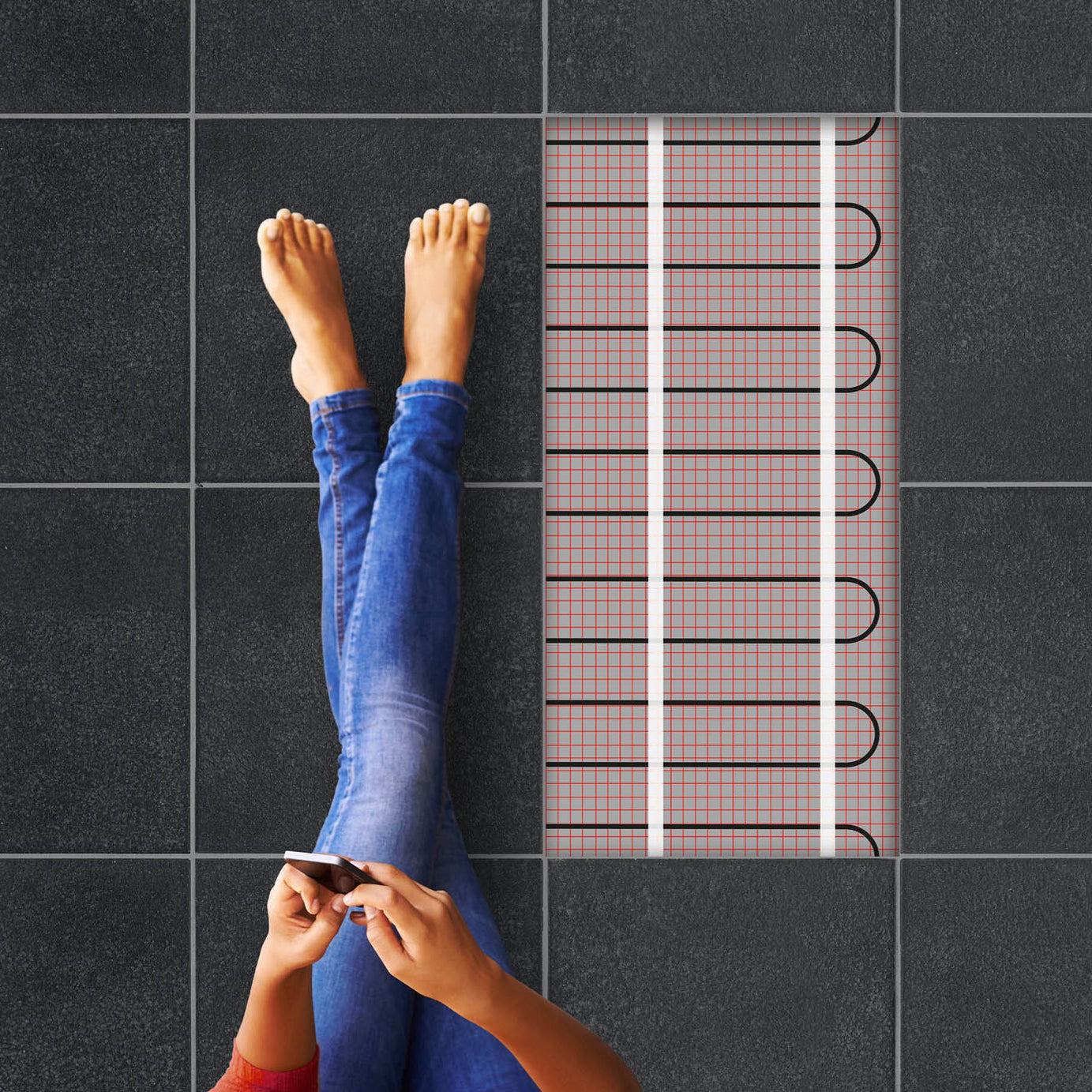 Klima Underfloor Heating Mat Electrical Thermostatic Easy Installation 2m² 300W - Image 6