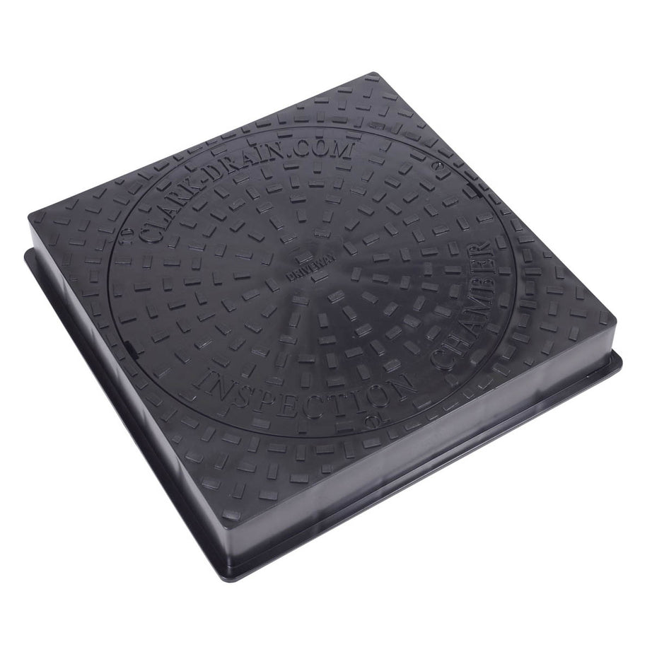 Clark Square Framed 3.5t Manhole cover, (L)450mm (W)560mm (T)80mm - Image 1