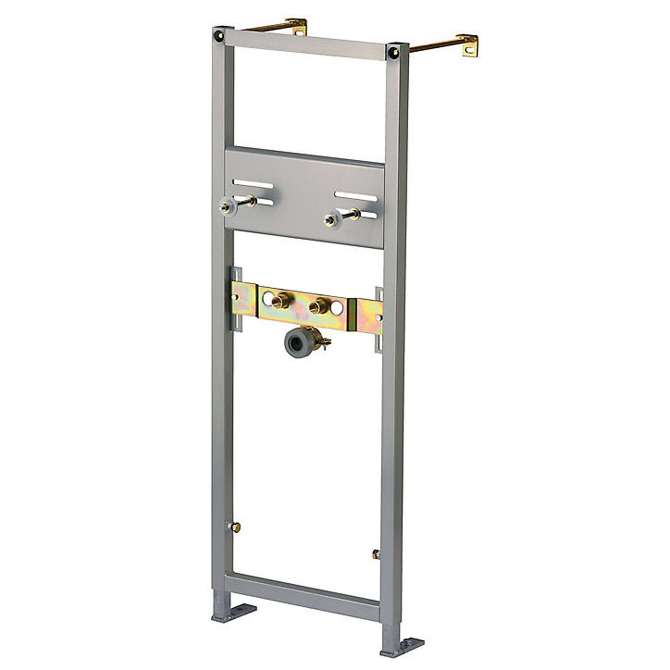 Basin Frame System Wall Or Floor Mounted Bathroom Durable Adjustable (W)500mm - Image 1