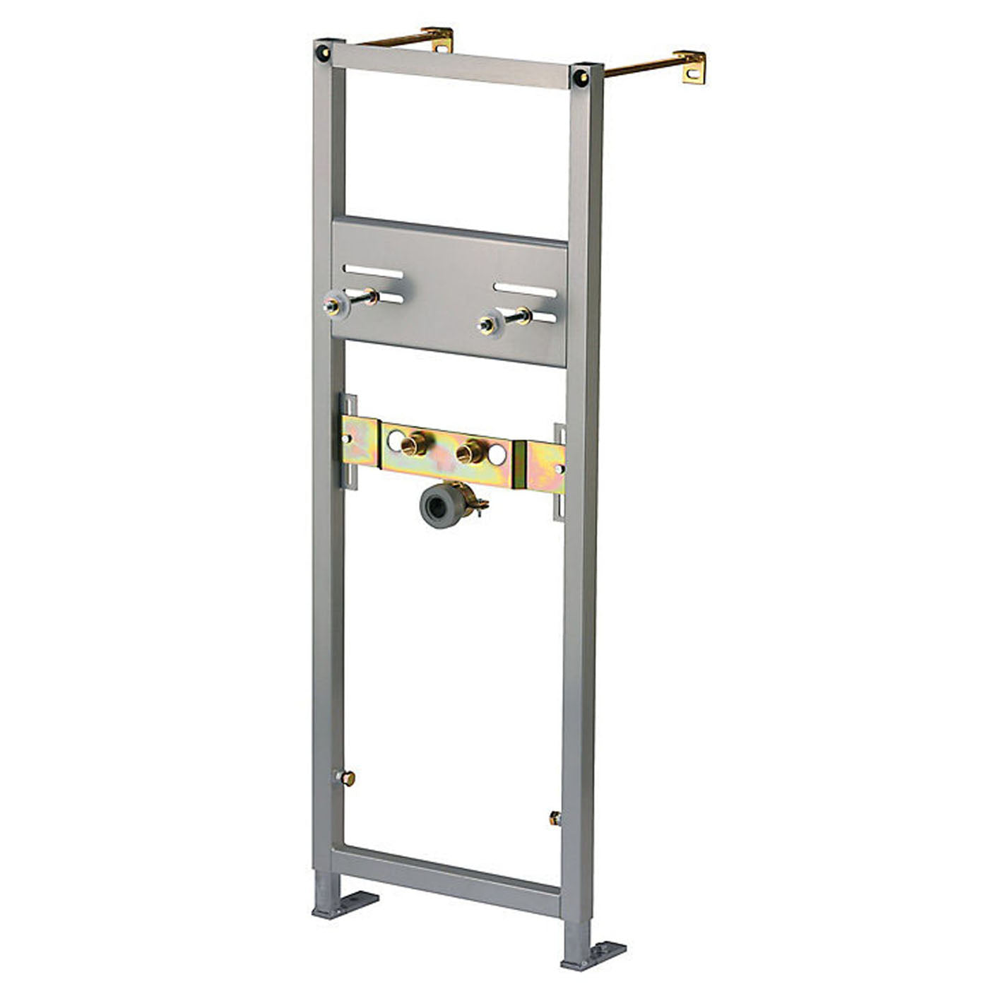 Basin Frame System Wall Or Floor Mounted Bathroom Durable Adjustable (W)500mm - Image 1