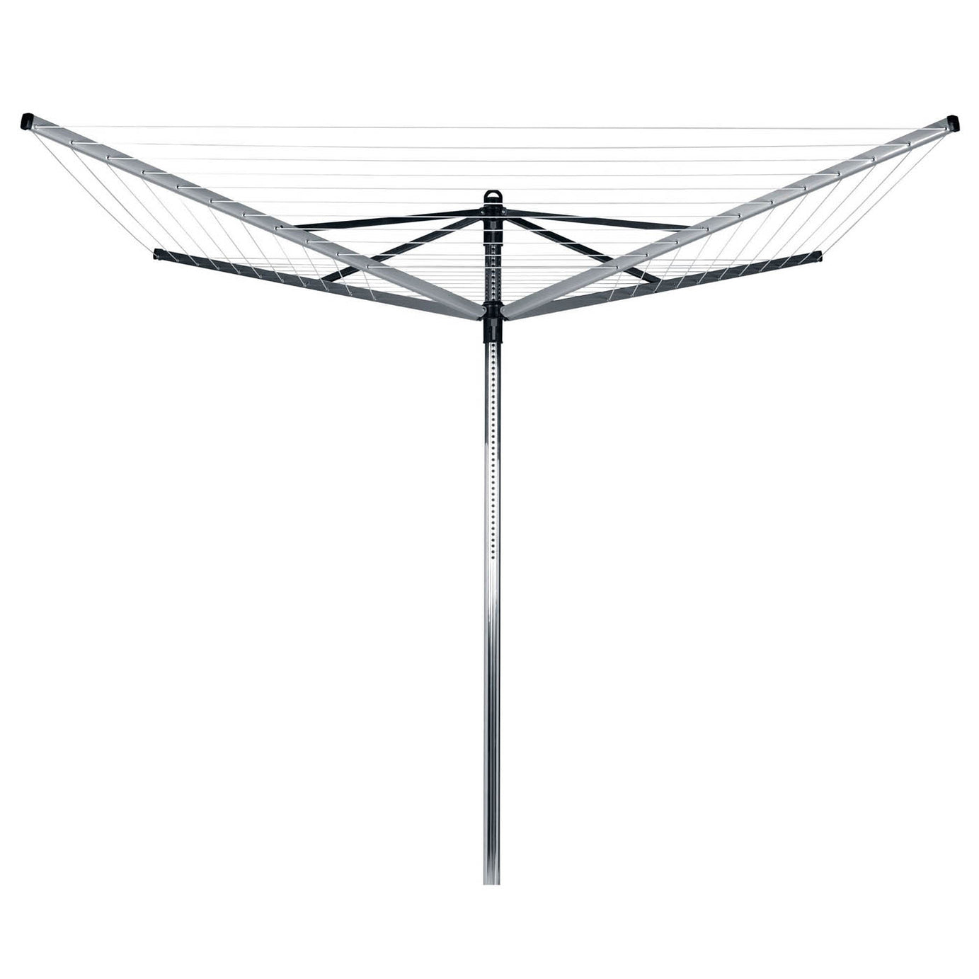 Brabantia Rotary Airer Silver Effect Outdoor Hanging Washing Line Stand 60m - Image 4