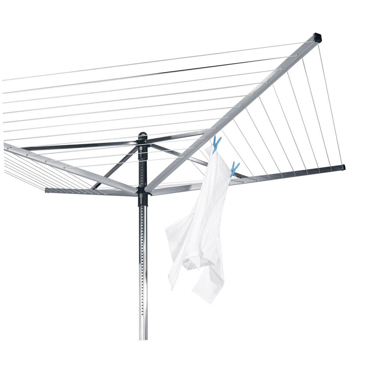 Brabantia Rotary Airer Silver Effect Outdoor Hanging Washing Line Stand 60m - Image 6
