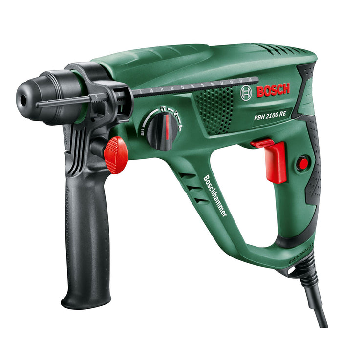 Bosch SDS Drill Electric Hammer PBH2100RE Adjustable Depth 3 Speed 550W - Image 2