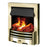 Dimplex Electric Fire Fireplace Brass Log Effect Heater 3D Opti-Myst 2kW - Image 1