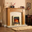 Dimplex Electric Fire Fireplace Brass Log Effect Heater 3D Opti-Myst 2kW - Image 7