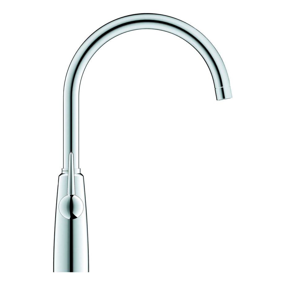 Grohe Kitchen Tap Mixer Monobloc Gloss Chrome Dual Lever Contemporary Faucet - Image 4