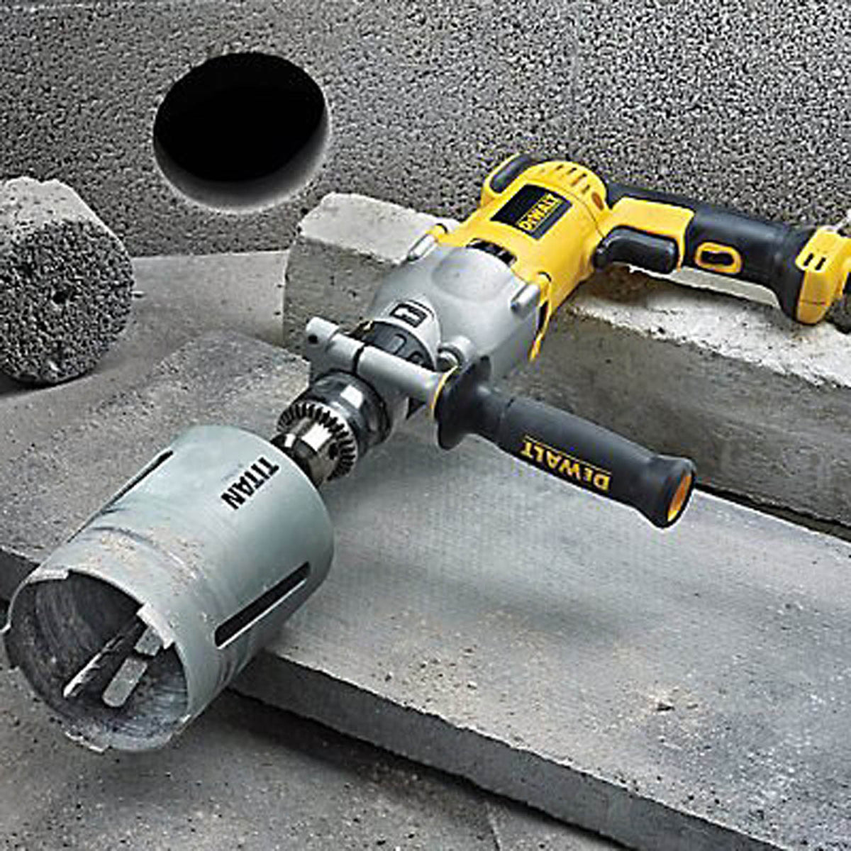DeWalt Percussion Drill Electric 110V D21570K-LX Soft Grip Heavy Duty 1300W - Image 4