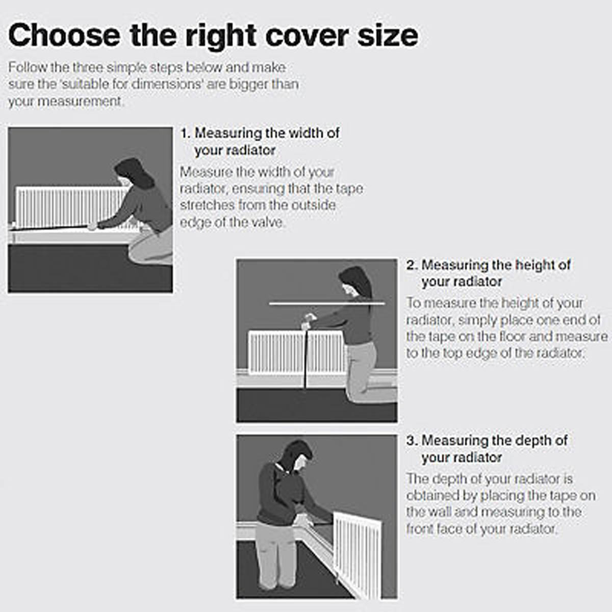 Kensington Radiator Cover Large White Wood Modern 900mm(H) 1710mm(W) 200mm(D) - Image 2
