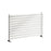 Designer Radiator White Horizontal Modern Oval Panel 2039BTU (W)1000 x (H)584mm - Image 3