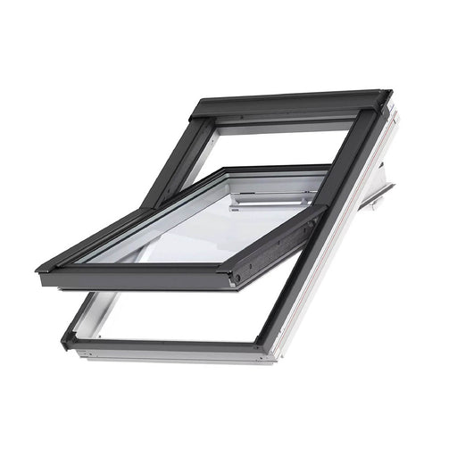 Velux Roof Window MK04 White Aluminium Centre Pivot Rooflight (H)98x(W)78cm - Image 1