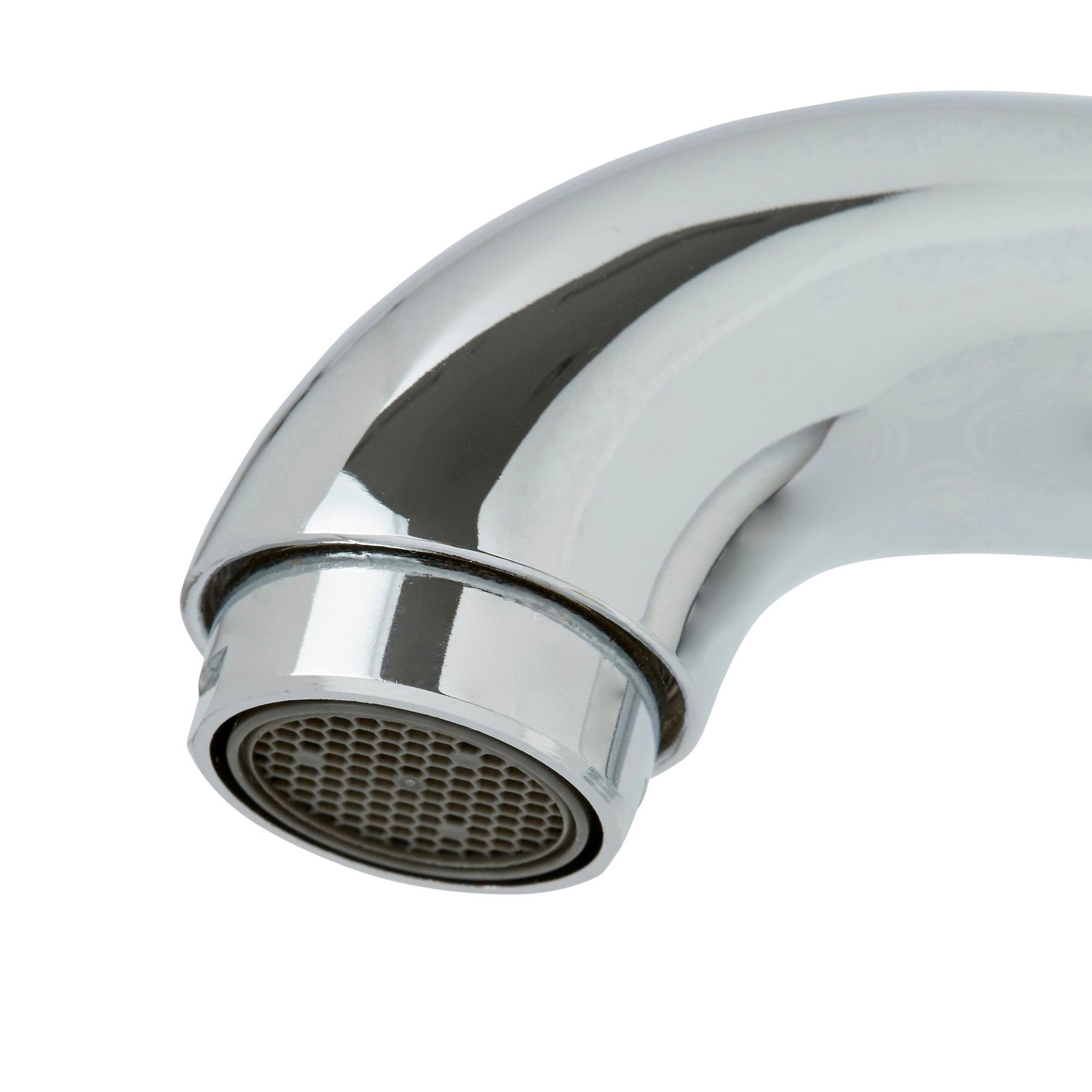Kitchen Sink Tap Mixer Chrome Dual Lever Swivel Spout 1/4 Turn Modern Faucet - Image 3