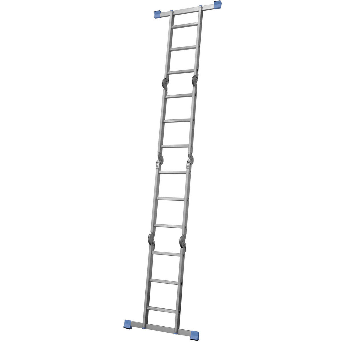 Mac Allister Folding Ladder Combination 3-Way 12 Tread Compact Non-Slip Feet - Image 3