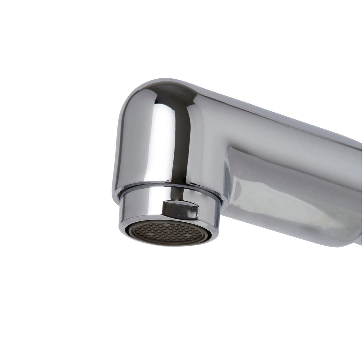 Kitchen Tap Monobloc Mixer Chrome Double Lever Swivel Spout Modern Faucet - Image 3