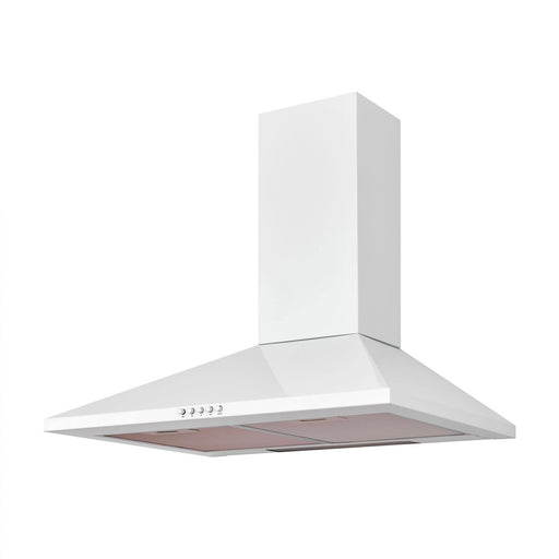 Chimney Cooker Hood CHW60 White Steel LED Adjustable (W)60cm 3 Speeds - Image 1