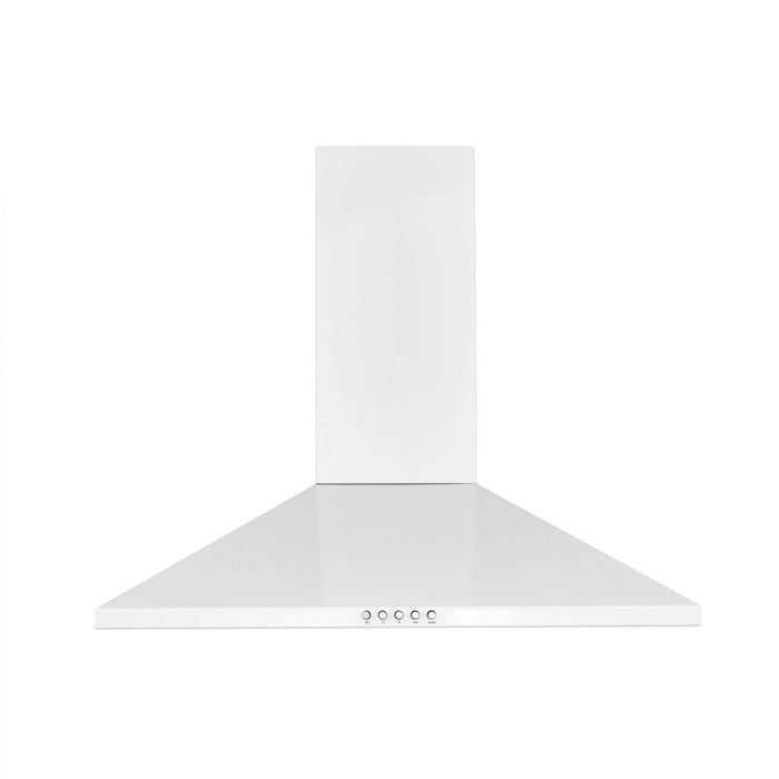 Chimney Cooker Hood CHW60 White Steel LED Adjustable (W)60cm 3 Speeds - Image 2