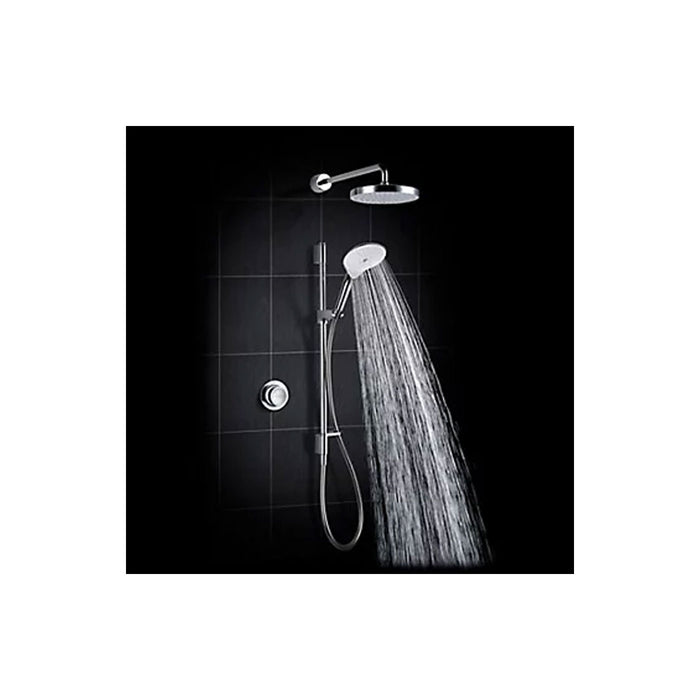 Mira Mixer Shower System Twin Round Head Chrome Thermostatic App Control - Image 3