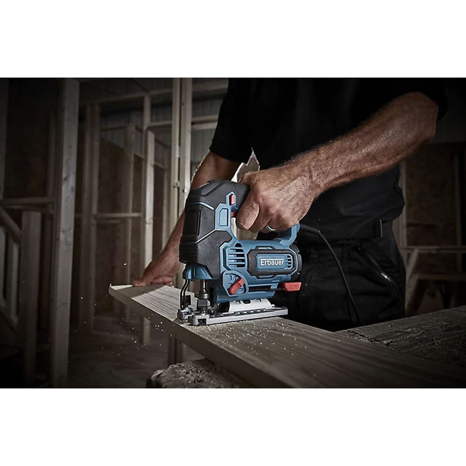 Erbauer Jigsaw EJS750 Corded Electric Variable Speed LED Woodwork Powerful 750W - Image 4