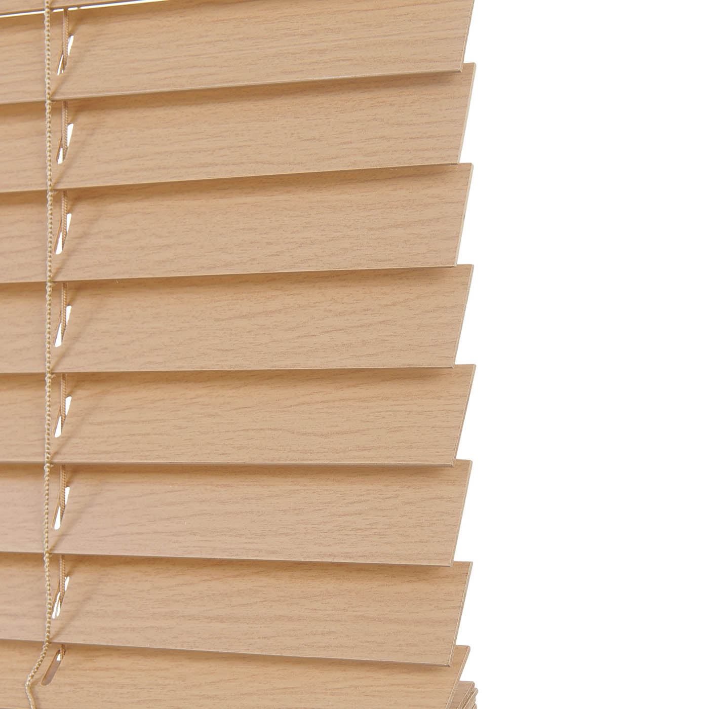 Venetian Window Blind Wooden Natural Oak Effect Living Room Office 120x180cm - Image 10