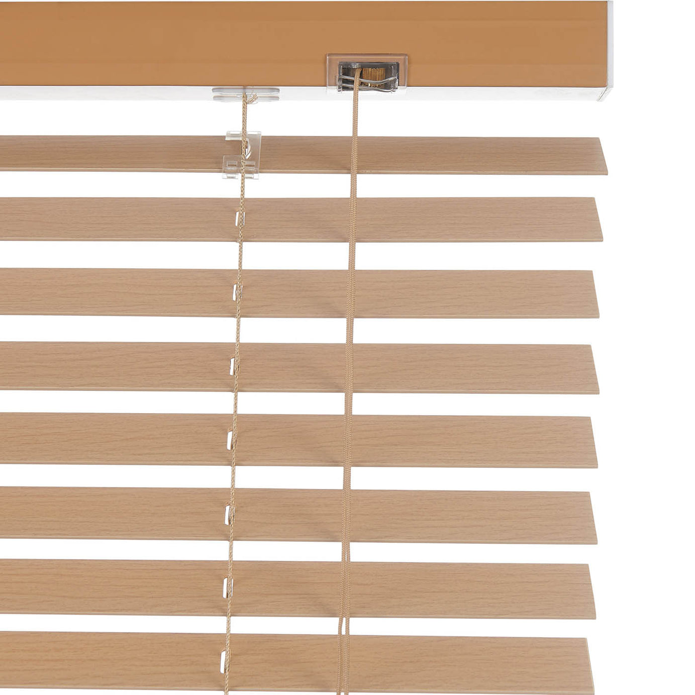 Venetian Window Blinds Wood Natural Oak Effect Indoor Home Office 180x180cm - Image 8