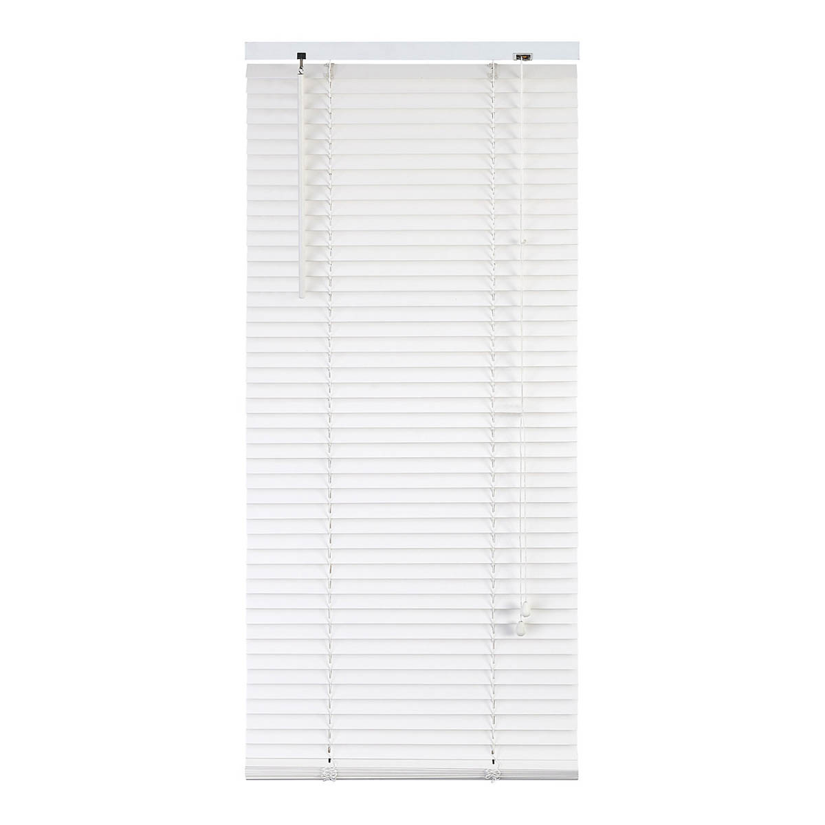 Venetian Window Blind White Basswood Corded Modern Livingroom (W)90 (L)180cm - Image 3
