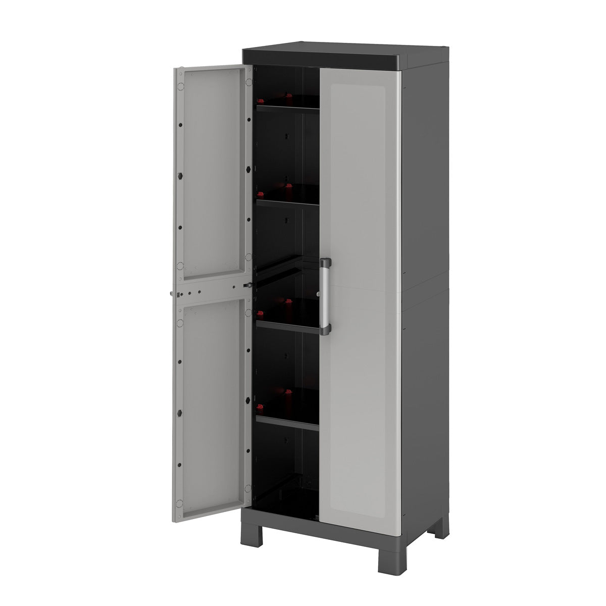 Form Links Utility Storage Cabinet 4 Shelf Polypropylene Tall (H)1820mm (W)650mm - Image 2