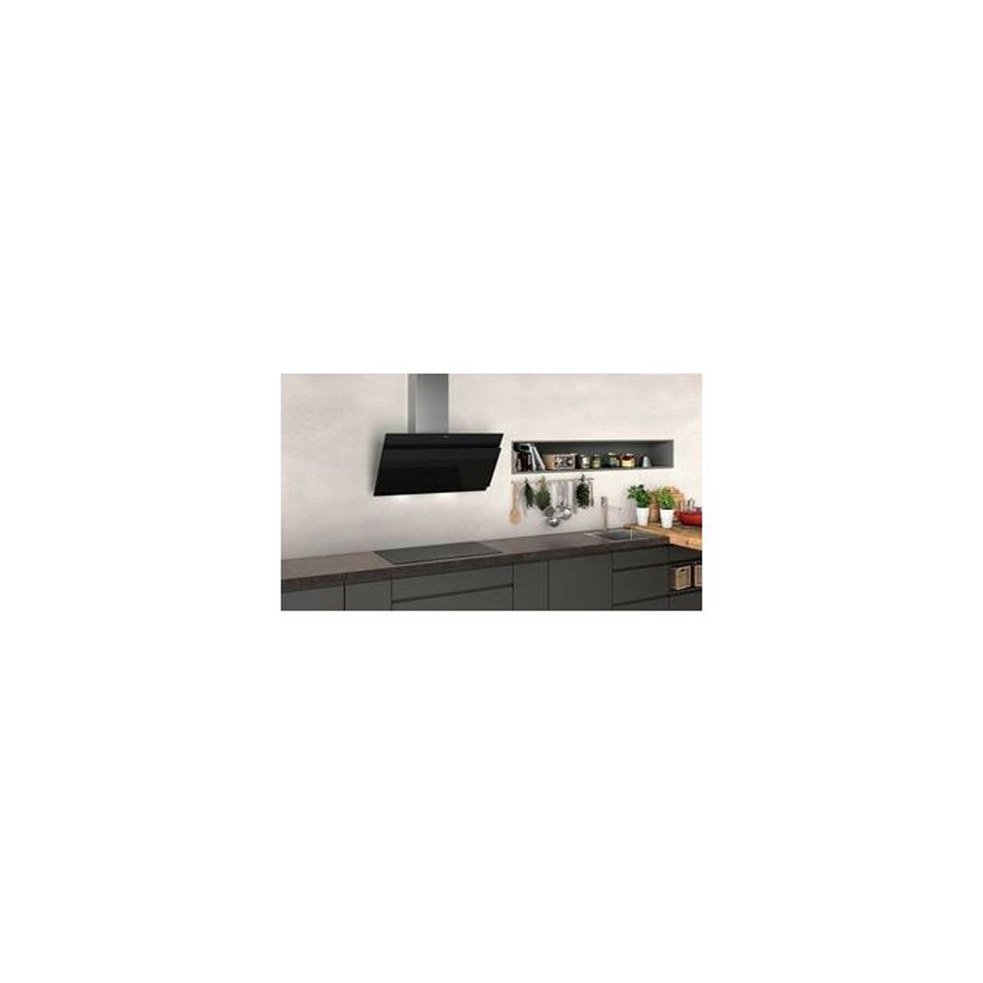 NEFF Cooker Hood D95IHM1S0B Chimney Extractor Fan Glass Black Touch Control - Image 7