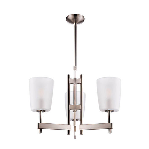 Pendant Ceiling Light Chandelier 3 Way Multi Arm Modern Adjustable Frosted Shade - Image 1