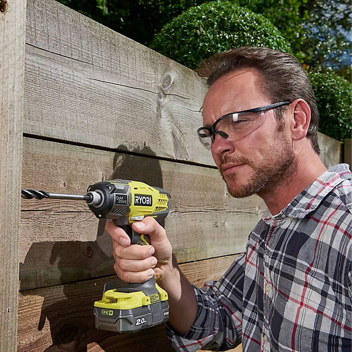 Ryobi Impact Driver Cordless 18V ONE+ R18QS-0 Compact Soft Grip Body Only - Image 5