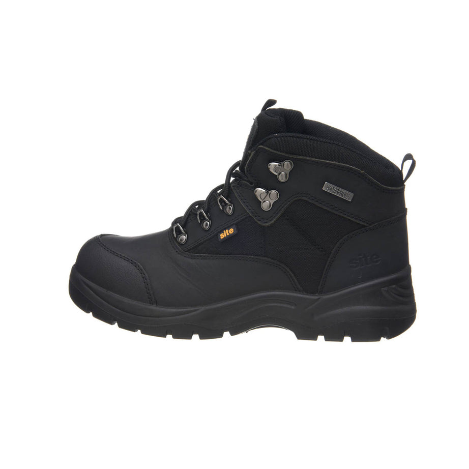 Site Safety Boots Men's Wide Fit Black Waterproof Work Shoes Steel Toe Size 11 - Image 2