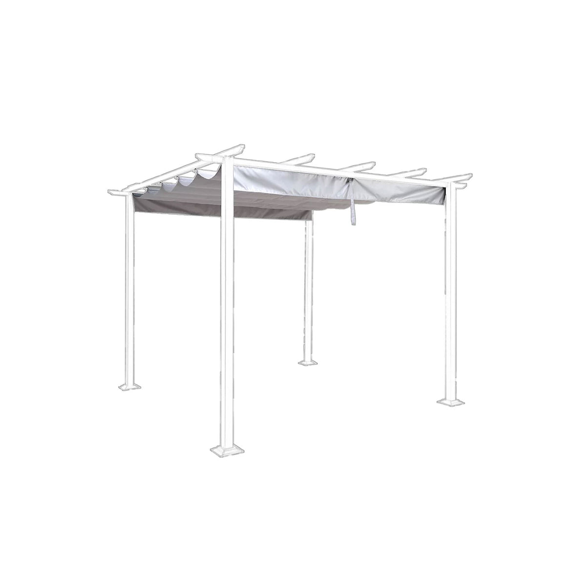 Blooma Replacement Gazebo Canopy Pita Grey Metal Roof 250 x 289cm - Image 1