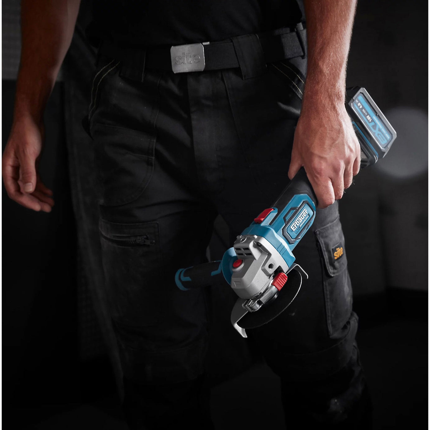 Erbauer Cordless Angle Grinder Brushless EAG18-Li EXT 18V 115mm Bare Unit - Image 3