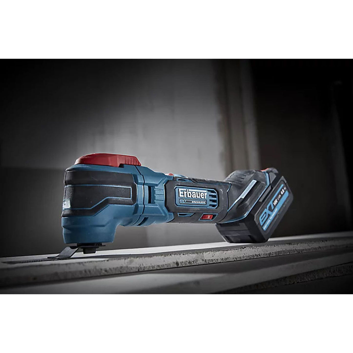 Erbauer Multi Tool Sander Cutter EMT18-Li-QC Cordless & Accessories 4Ah Li-ion - Image 3