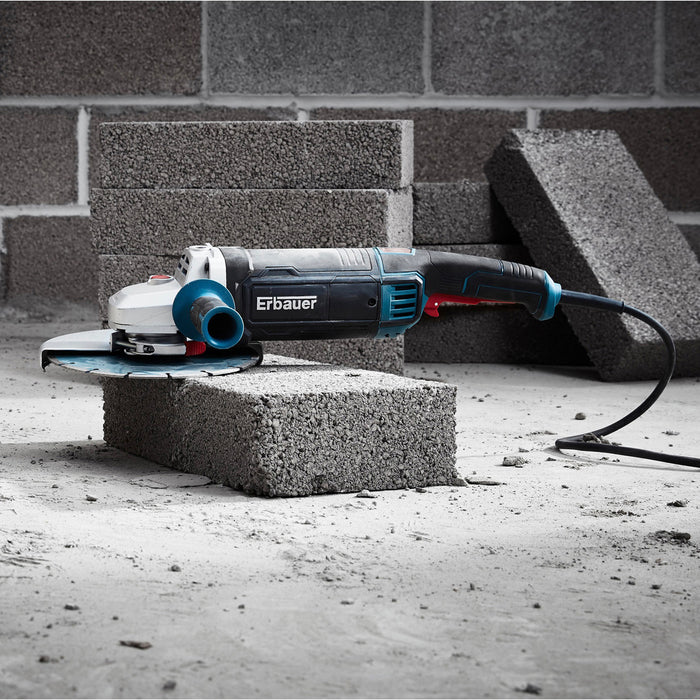 Erbauer Corded Electric Angle Grinder EAG2200 Soft Start 2200W 240V 230mm - Image 2