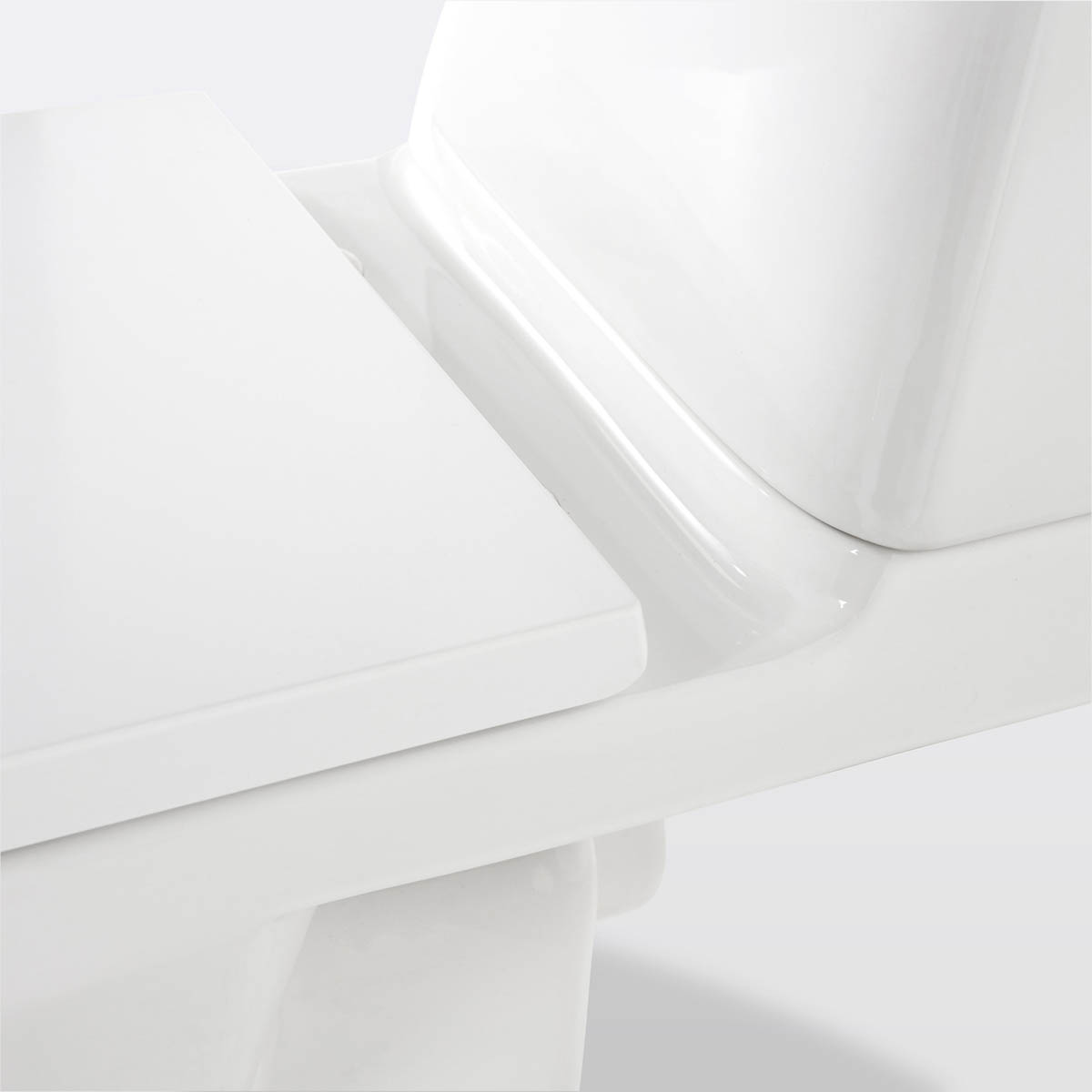 Teesta Close Coupled Toilet Soft Close Seat WC Bathrom White Dual Flush Cistern - Image 6