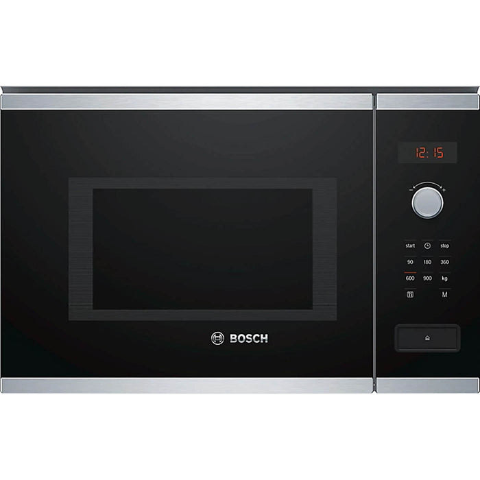 Bosch Built-in Microwave Black  Stainless Steel BFL553MS0B 25L Contemporary 900W - Image 1