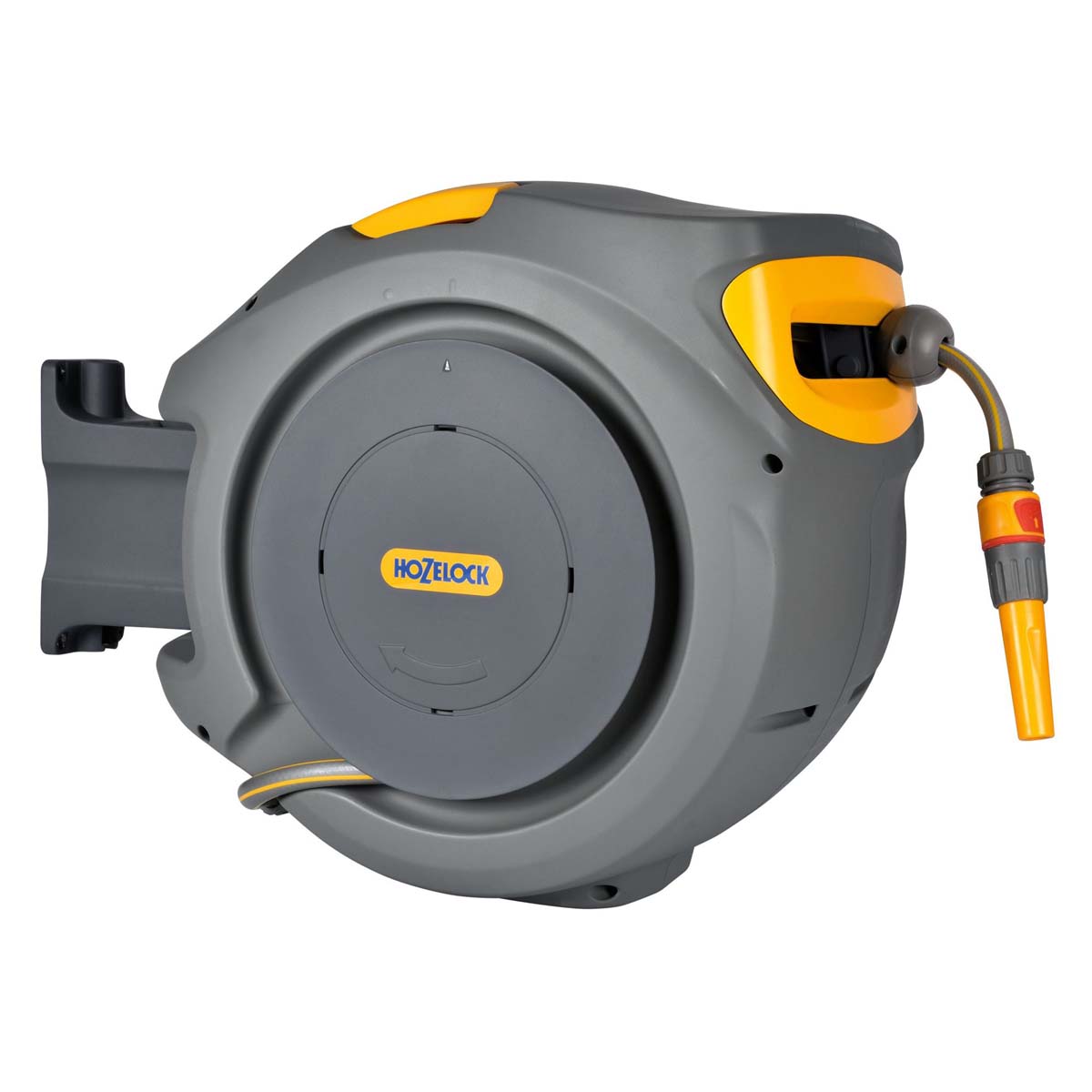 Garden Hose Auto Reel Wall Mounted Retractable Powerful Patio Watering (L)30m - Image 1