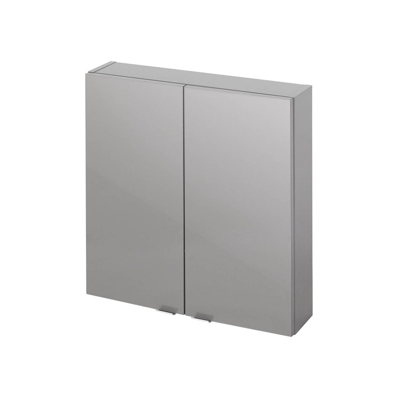 GoodHome Imandra Compact Gloss Anthracite Bathroom Double Wall cabinet (H)60cm (W)6cm - Image 1